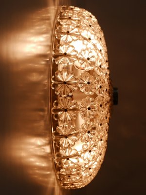 Mid-Century Modern Glass Flower Sconce by H. Richter, 1950s-WPT-1409355