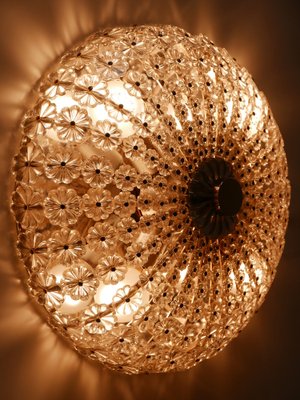 Mid-Century Modern Glass Flower Sconce by H. Richter, 1950s-WPT-1409355