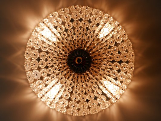 Mid-Century Modern Glass Flower Sconce by H. Richter, 1950s-WPT-1409355