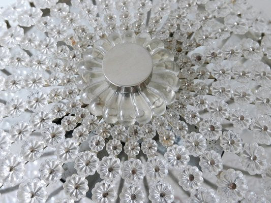 Mid-Century Modern Glass Flower Sconce by H. Richter, 1950s-WPT-1409355