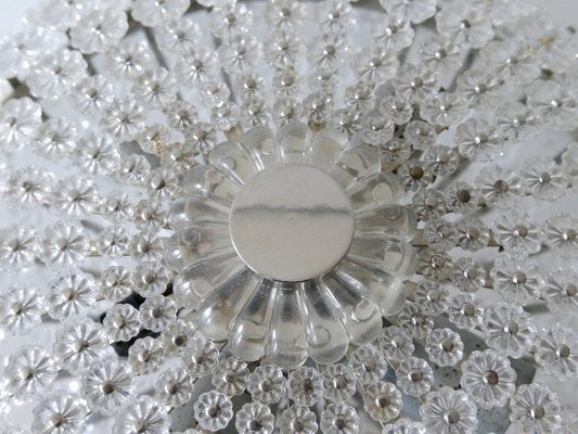 Mid-Century Modern Glass Flower Sconce by H. Richter, 1950s-WPT-1409355