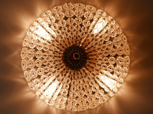 Mid-Century Modern Glass Flower Sconce by H. Richter, 1950s-WPT-1409355