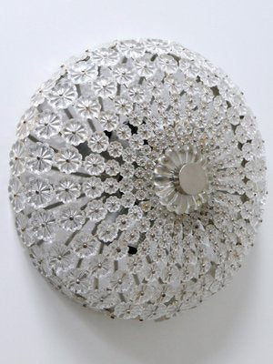 Mid-Century Modern Glass Flower Sconce by H. Richter, 1950s-WPT-1409355