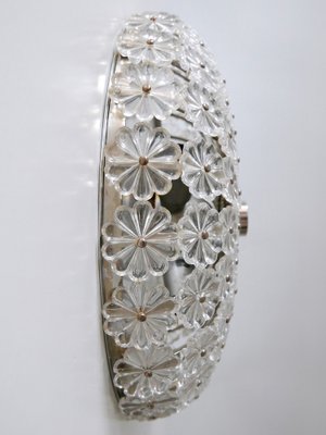 Mid-Century Modern Glass Flower Sconce by H. Richter, 1950s-WPT-1409355