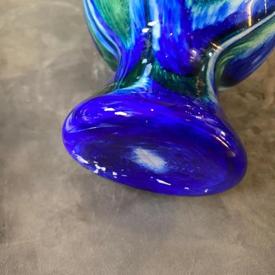 Mid-Century Modern Glass Italian Vase in Carlo Moretti Style, 1970s-NMK-1311069