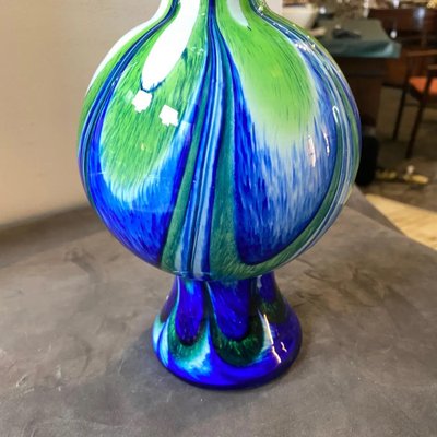 Mid-Century Modern Glass Italian Vase in Carlo Moretti Style, 1970s-NMK-1311069