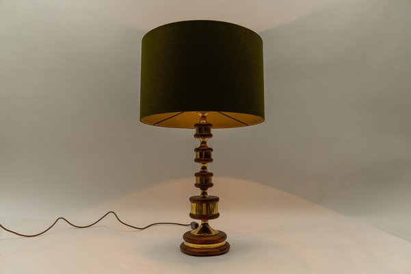 Mid-Century Modern Gold Table Lamp Base, Germany, 1960s-KQB-1782654