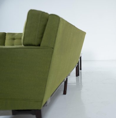 Mid-Century Modern Green Modular Sofa, Italy, 1970s-FGA-2042652