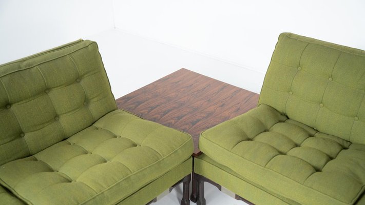 Mid-Century Modern Green Modular Sofa, Italy, 1970s-FGA-2042652