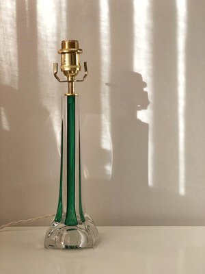 Mid-Century Modern Green Table Lamp by Paul Kedelv for Flygsfors-ARN-1007599