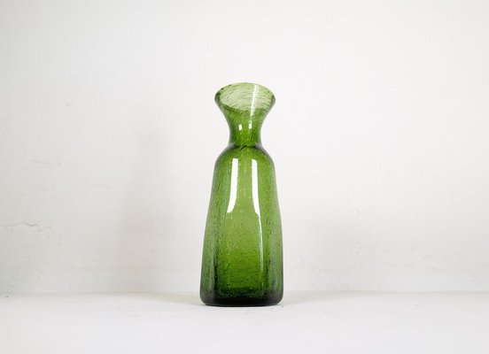 Mid-Century Modern Green Vases attributed to Erik Hoglund for Kosta, Sweden, 1960s, Set of 6-UYK-1723502