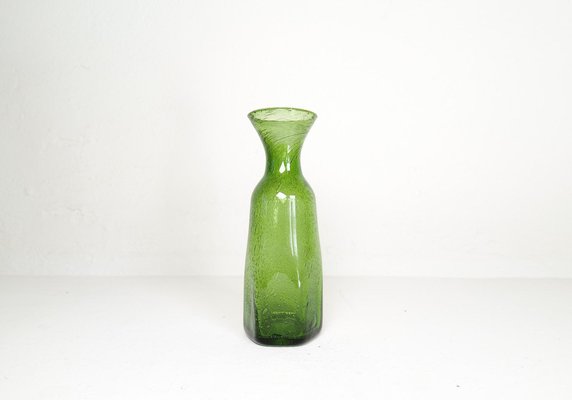 Mid-Century Modern Green Vases attributed to Erik Hoglund for Kosta, Sweden, 1960s, Set of 6-UYK-1723502