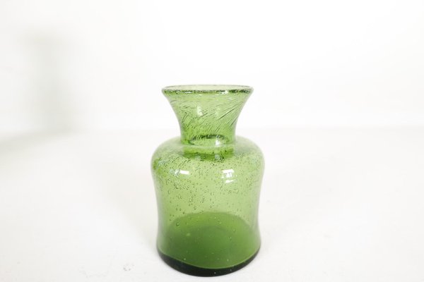 Mid-Century Modern Green Vases attributed to Erik Hoglund for Kosta, Sweden, 1960s, Set of 6-UYK-1723502