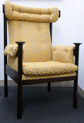 Mid Century Modern High back Armchair, 1970's-UWE-821962