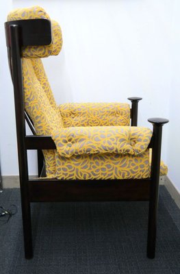 Mid Century Modern High back Armchair, 1970's-UWE-821962