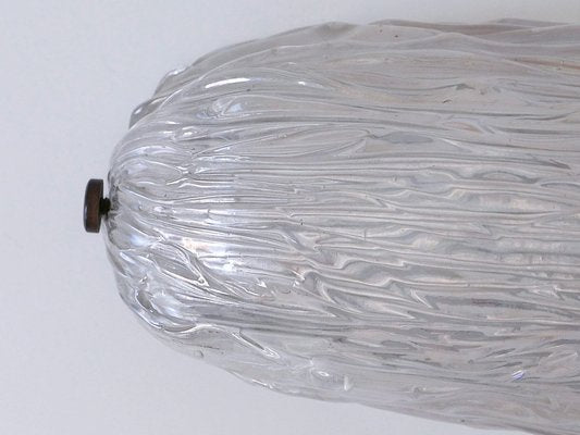 Mid-Century Modern Iridescent Murano Glass Ceiling Lamp or Sconce, 1950s-WPT-1369278