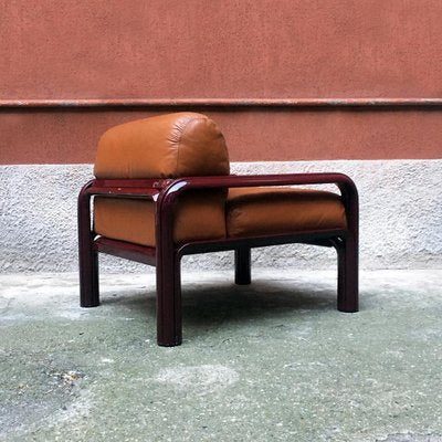 Mid-Century Modern Italian 54-S1 Armchairs attributed Gae Aulenti for Knoll, 1977, Set of 2-GDD-1097324