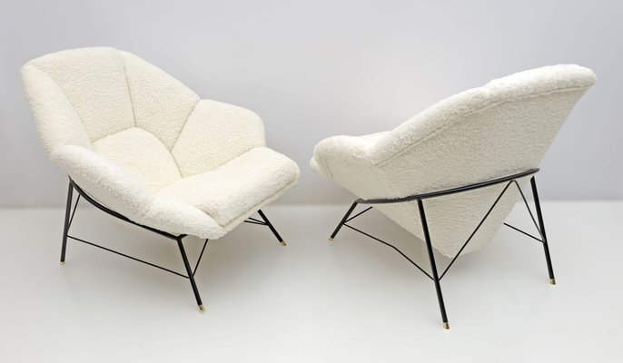 Mid-Century Modern Italian Armchairs, Set of 2-FER-1781347