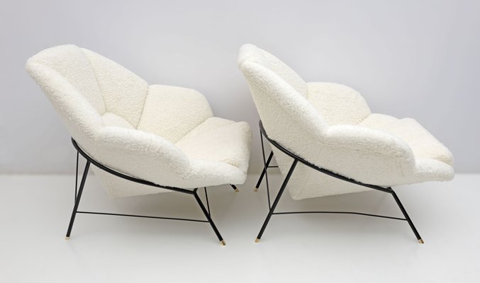 Mid-Century Modern Italian Armchairs, Set of 2-FER-1781347