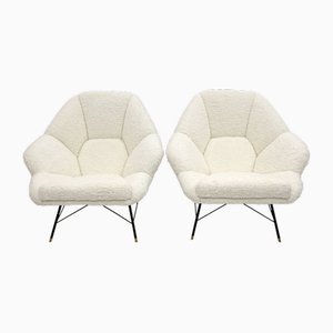 Mid-Century Modern Italian Armchairs, Set of 2-FER-1781347