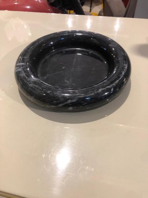 Mid-Century Modern Italian Ashtray in Black Marble by Angelo Mangiarotti, 1967-HQI-1277465