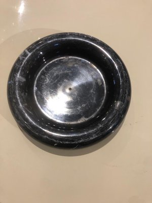 Mid-Century Modern Italian Ashtray in Black Marble by Angelo Mangiarotti, 1967-HQI-1277465