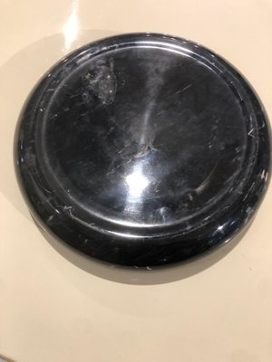 Mid-Century Modern Italian Ashtray in Black Marble by Angelo Mangiarotti, 1967-HQI-1277465