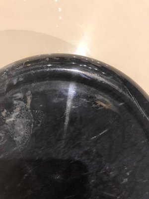 Mid-Century Modern Italian Ashtray in Black Marble by Angelo Mangiarotti, 1967-HQI-1277465