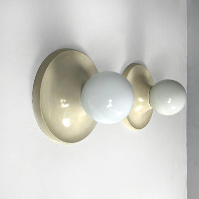 Mid-Century Modern Italian Ball Wall Lamps attributed to Castiglioni for Flos, 1960s, Set of 2-GDD-1820456