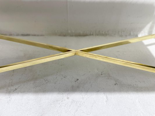 Mid-Century Modern Italian Brass Bench, 1970s-FGA-1441744