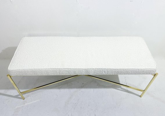 Mid-Century Modern Italian Brass Bench, 1970s-FGA-1441744