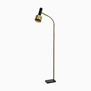 Mid-Century Modern Italian Brass & Metal Adjustable Floor Lamp from Stilux, 1960s-GDD-1260501