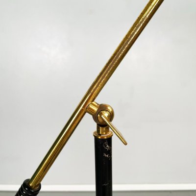 Mid-Century Modern Italian Brass Metal Floor Lamp by Stilux, 1950s-GDD-1331203