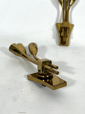 Mid-Century Modern Italian Brass Sconces from Lumi Milano, 1960s, Set of 2-OT-1347982