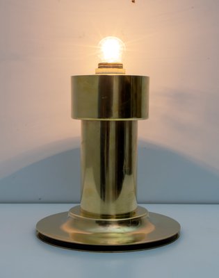 Mid-Century Modern Italian Brass Table Lamp, 1960s-FER-701701