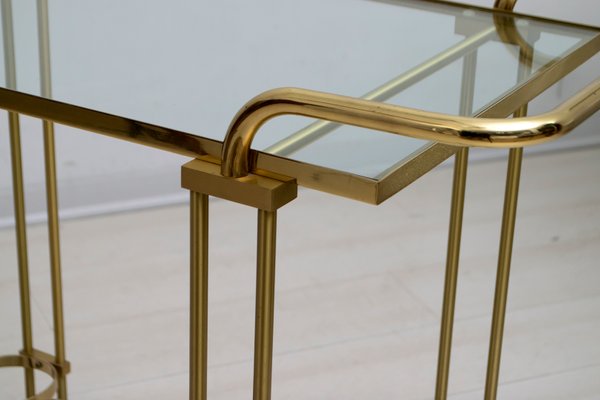 Mid-Century Modern Italian Brass Trolley, 1970s-FER-848224