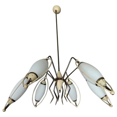 Mid-Century Modern Italian Chandelier from Stilnovo, 1950s-NMK-2032377