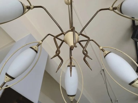 Mid-Century Modern Italian Chandelier from Stilnovo, 1950s-NMK-2032377