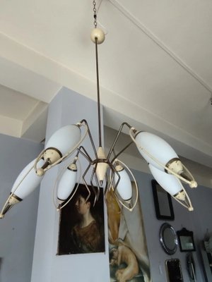 Mid-Century Modern Italian Chandelier from Stilnovo, 1950s-NMK-2032377