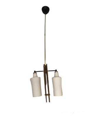 Mid-Century Modern Italian Chandelier in the Style of Stilnovo, 1960s-HQI-1284771