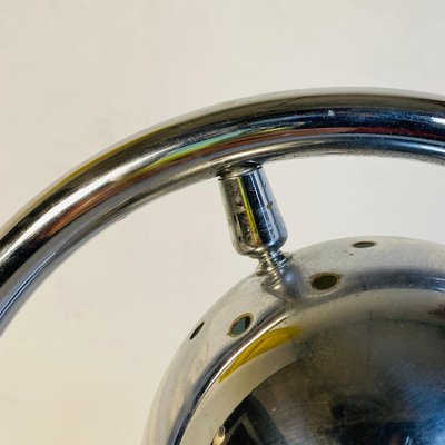 Mid-Century Modern Italian Chrome Table Lamp with Semi-Circular Structure, 1970s-GDD-1096957