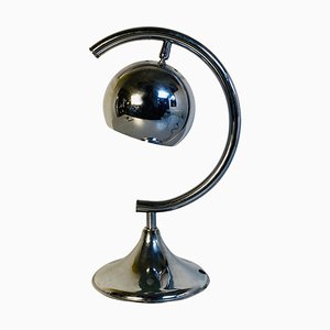 Mid-Century Modern Italian Chrome Table Lamp with Semi-Circular Structure, 1970s-GDD-1096957