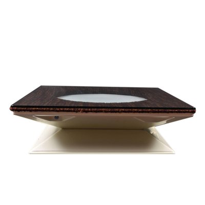 Mid-Century Modern Italian Coffee Table with Internal Light from MIM, 1970s-JDR-1126189