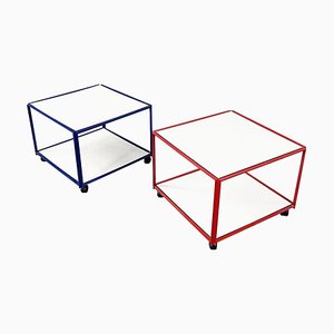 Mid-Century Modern ​​Italian Coffee Tables by Alias, 1980s, Set of 2-GDD-1097041