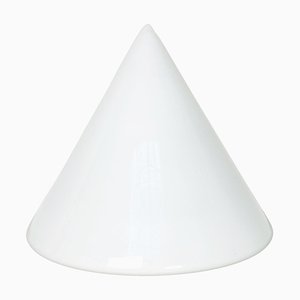 Mid-Century Modern Italian Conical Table Lamp with Double Opal Glass, 1970s-GDD-1097113