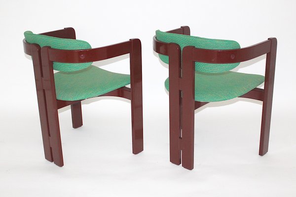 Mid-Century Modern Italian Dining Chairs, 1970s, Set of 2-NB-822485