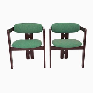 Mid-Century Modern Italian Dining Chairs, 1970s, Set of 2-NB-822485