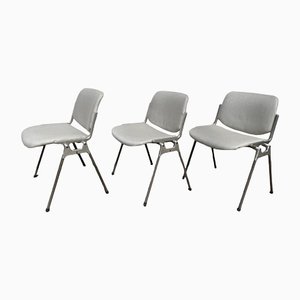 Mid-Century Modern Italian DSC106 Chairs by Giancarlo Piretti for Anonima Castelli, 1960s, Set of 4-DHH-1356588