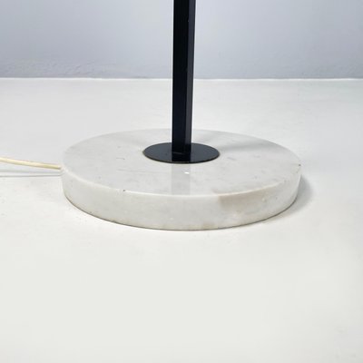 Mid-Century Modern Italian Floor Lamp in Copper, Black Metal and Marble, 1960s-GDD-1803442