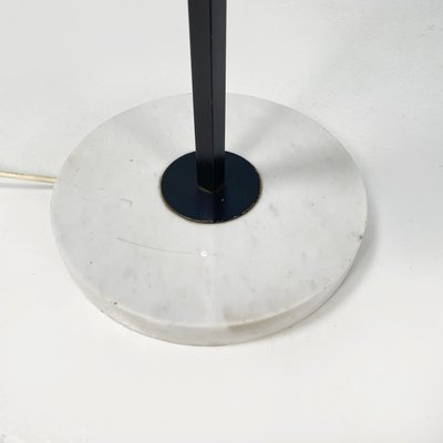 Mid-Century Modern Italian Floor Lamp in Copper, Black Metal and Marble, 1960s-GDD-1803442